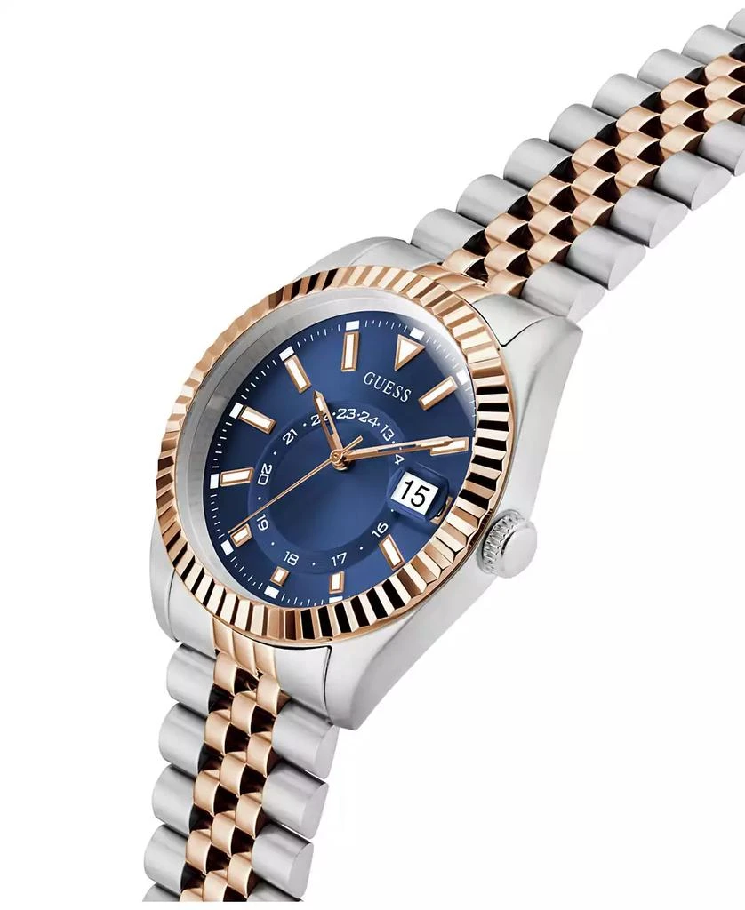 GUESS Men
s Two-Tone Multi-function Date Watch, 42mm 2