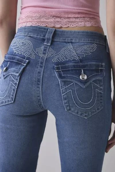True Religion True Religion Crystal Wing Becca Low-Rise Bootcut Jean 1