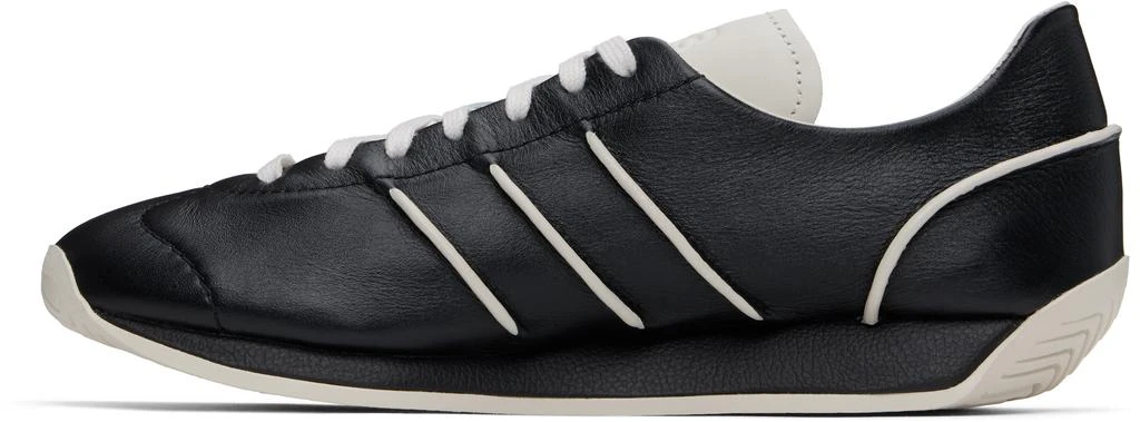 Y-3 Black & Off-White Country Sneakers 3