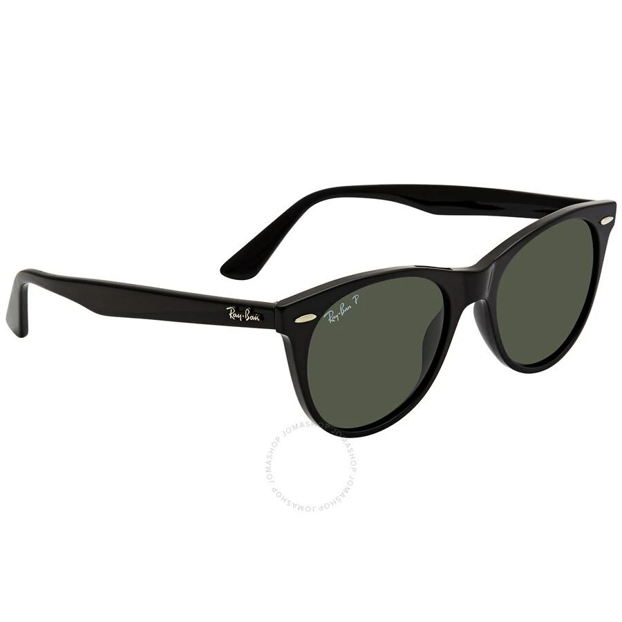 Ray-Ban Wayfarer ll Green Classic G-15 Polarized Unisex Sunglasses RB2185 901/58 52 2