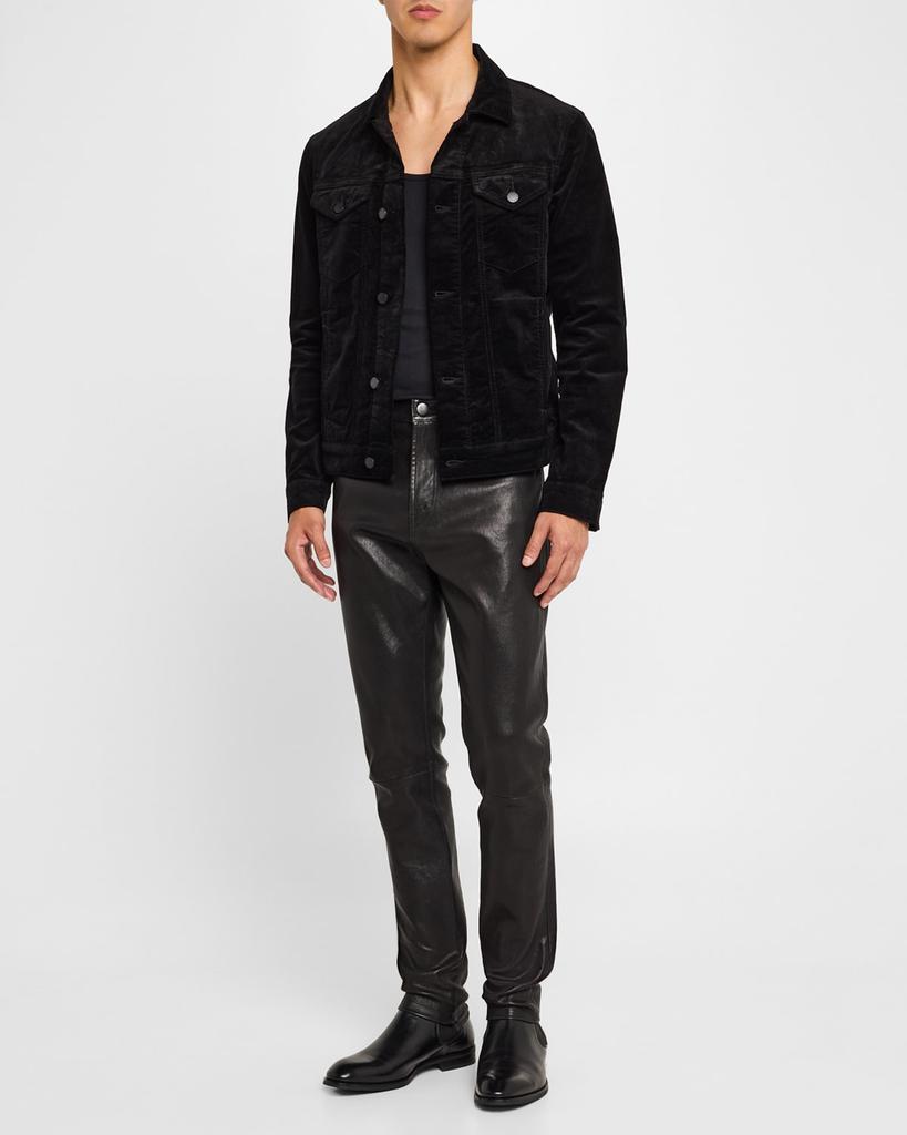MONFRÈRE Men's Dean Slim Corduroy Trucker Jacket