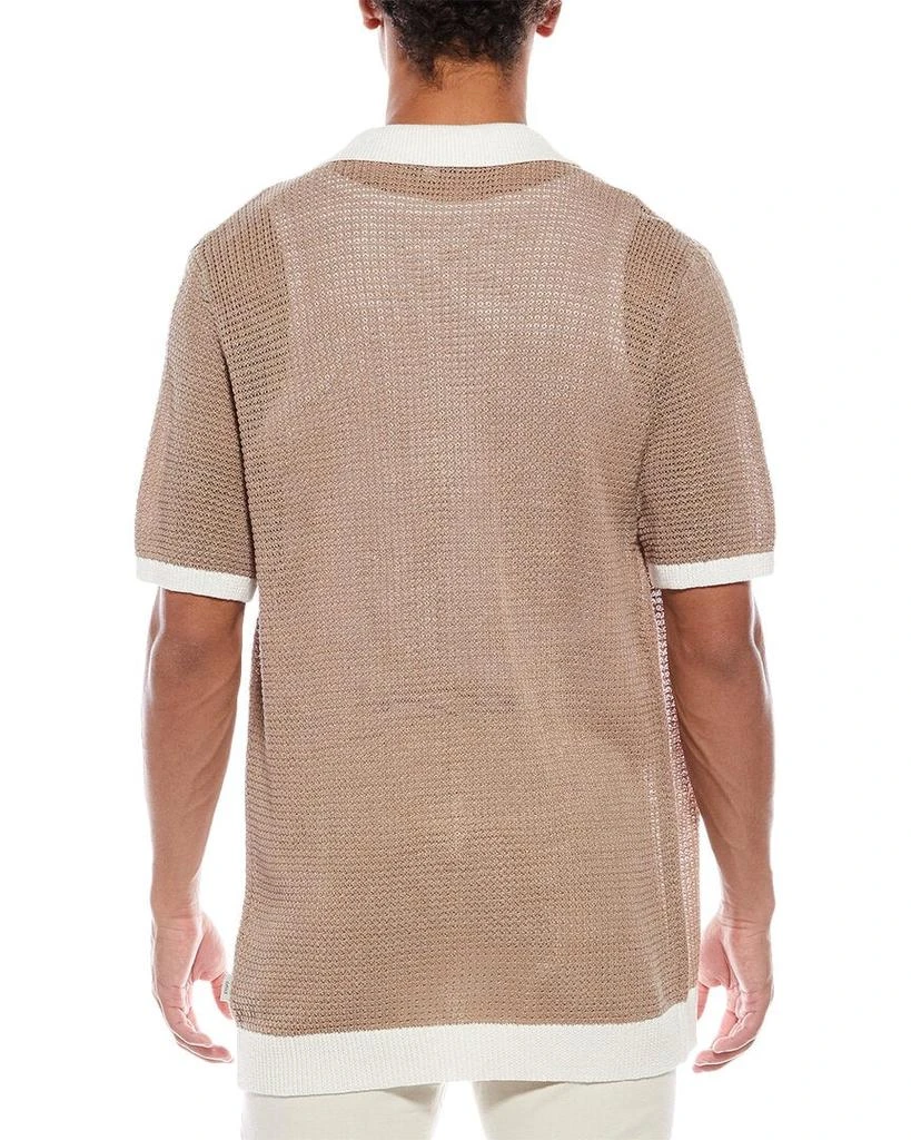 Onia Linen Button-Up Sweater 2