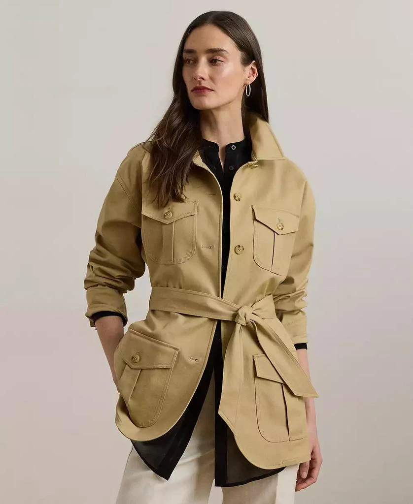 Ralph Lauren Women's Double-Faced Stretch Cotton Field Jacket 1
