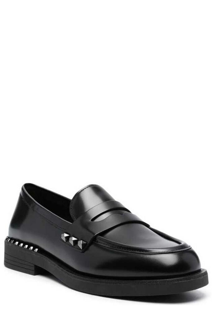 Ash Ash Whisper Studded Round-Toe Loafers