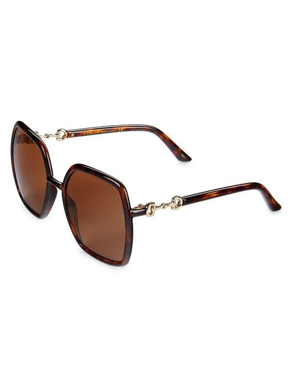 Gucci 55MM Square Sunglasses 2