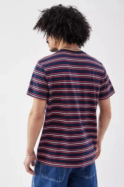 BDG BDG Navy & Red Striped Tee 4
