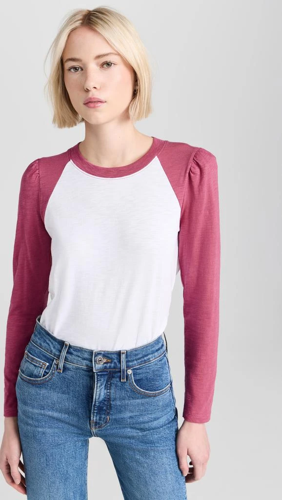 VERONICA BEARD Mason Baseball Tee 1