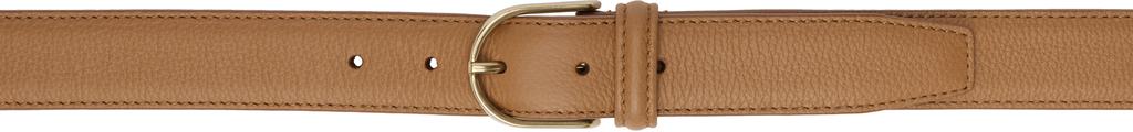 Andersons Tan Old School Classic Stitch Trimmed Belt