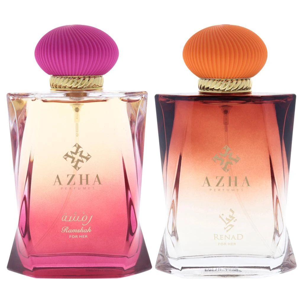 Azha Perfume Set by for Women - 2 Pc Gift Set 3.3oz Ramshah EDP Spray ...