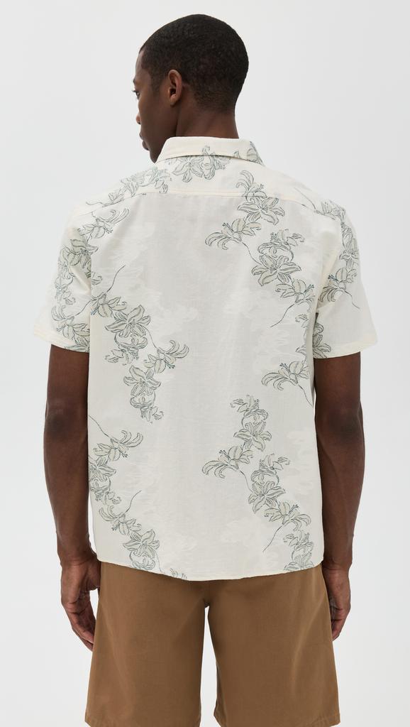 Billy Reid Watercolor Jacquard Treme Shirt