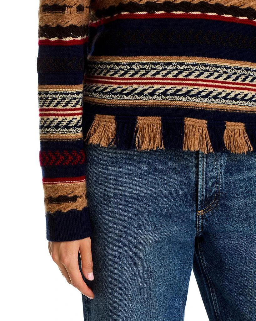 Guest in Residence Western Stripe Crewneck Sweater 4