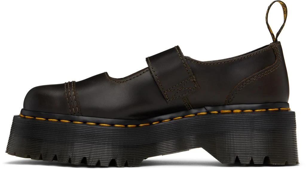 Dr. Martens Brown Addina Orleans Leather Platform Loafers 3