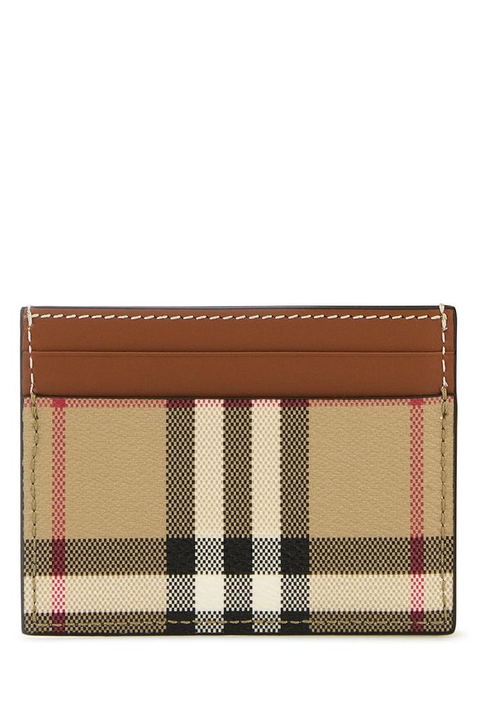 Burberry Printed canvas card holder