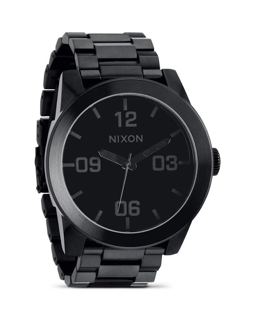 Nixon The Corporal Stainless Steel All Black Watch, 48mm 1