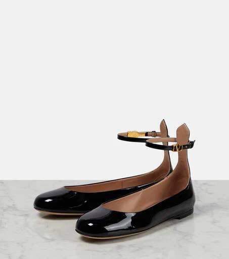 Valentino Tan-Go patent leather ballet flats 5