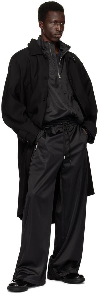 Shop Black Oversized Track Pants on Sale at BeyondStyle