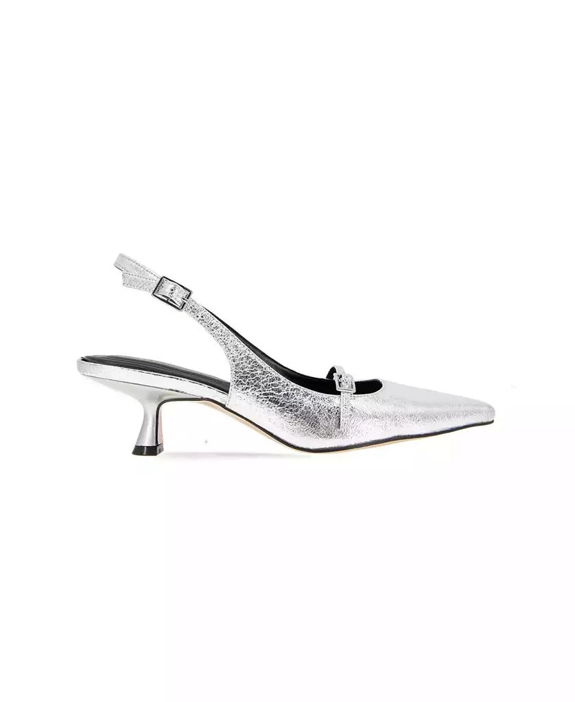 BCBG Women's Kami Slingback Kitten Heel Pumps 2