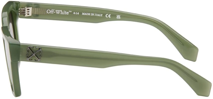 Off-White Green Branson Sunglasses 3