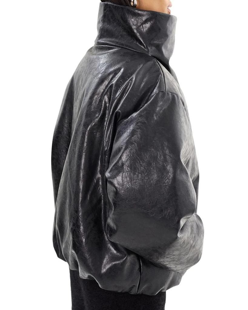LaMarque Ronnie Asymmetric Faux Leather Jacket 4