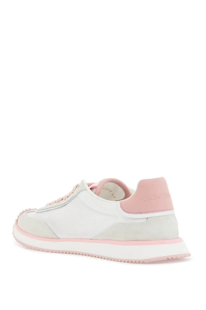 Dolce & Gabbana white and pink dg logo sneakers 3