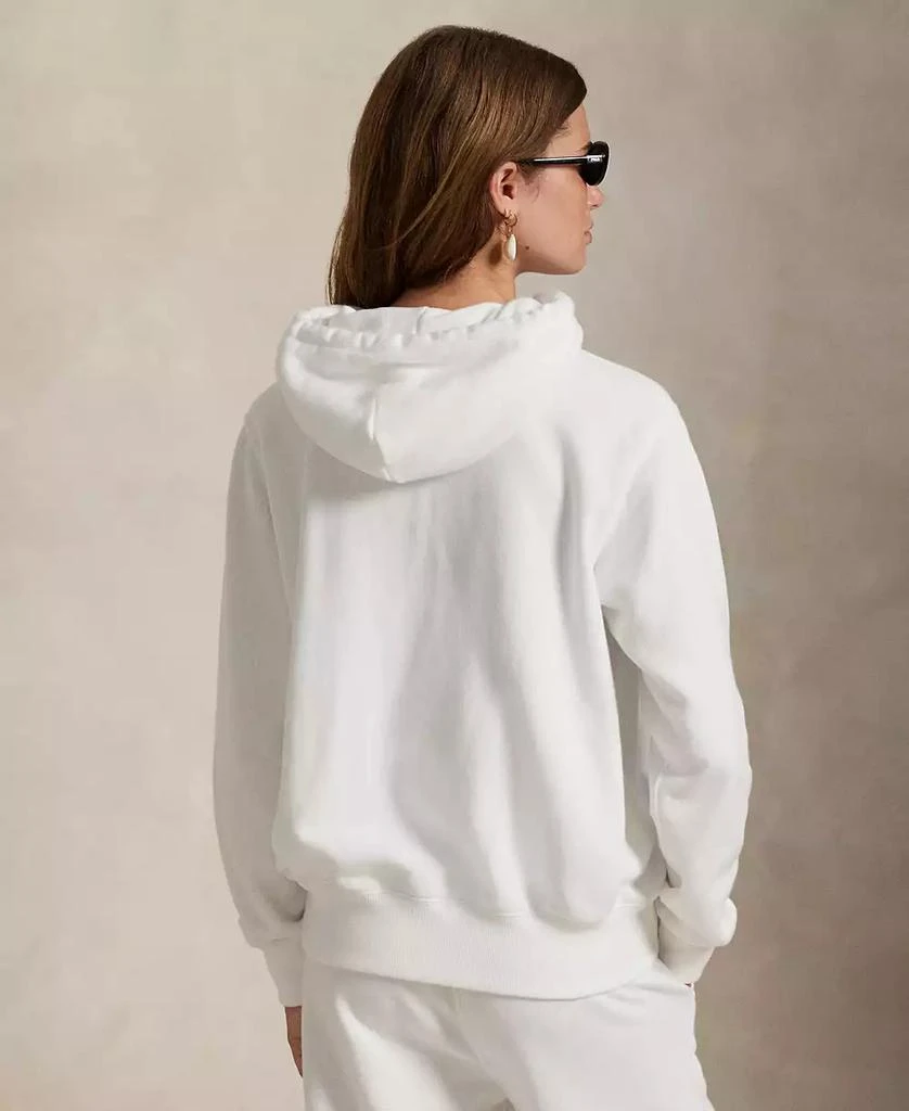 Ralph Lauren Women's Big Pony Lightweight Fleece Zip Hoodie Sweatshirt 4