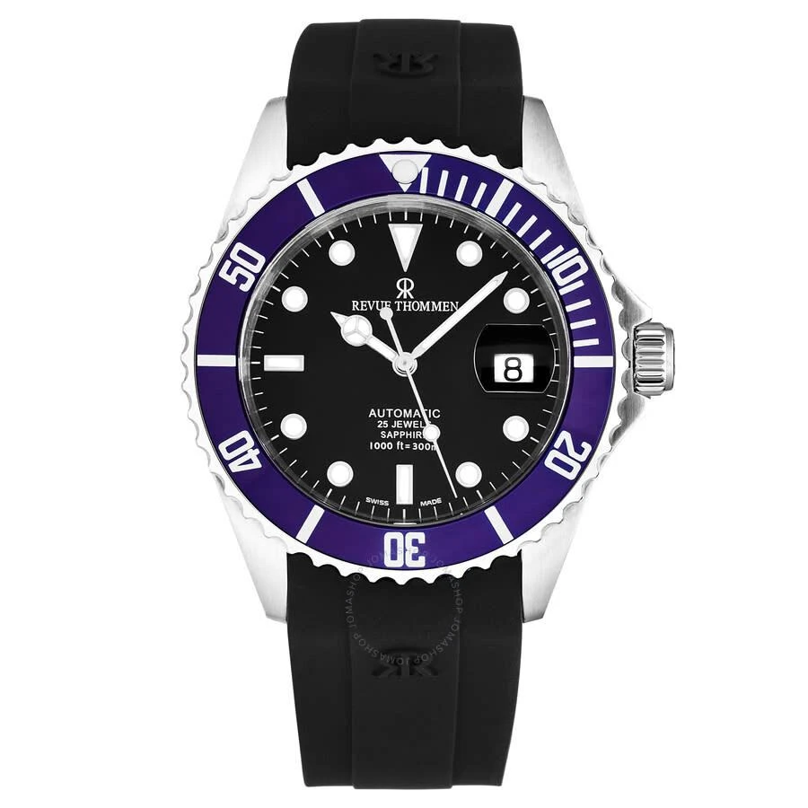Revue Thommen Diver Automatic Black Dial Men's Watch 17571.2835 1