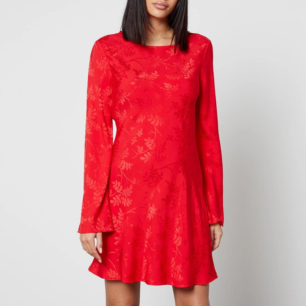 Kitri Faye Floral-Jacquard Mini Dress 1