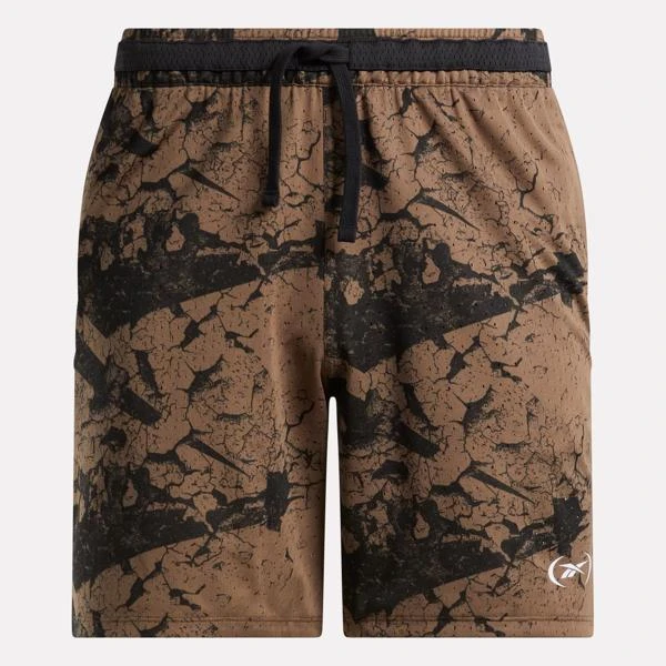 Reebok Reebok Basketball Transition Allover Print Shorts 6