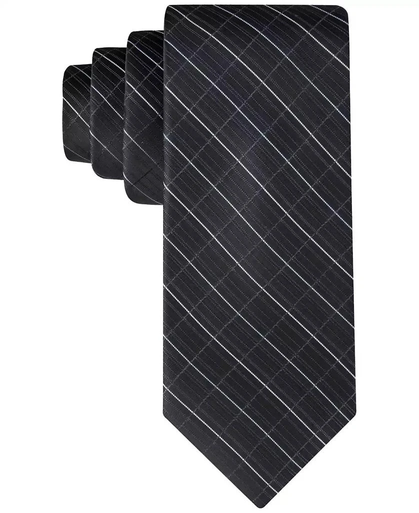 Calvin Klein Men's Etched Windowpane Tie 1