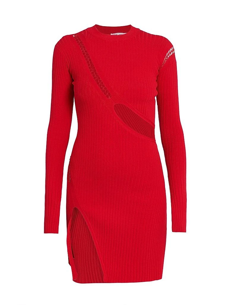 chinese dress ladies The Attico Long Sleeve Mini Dress