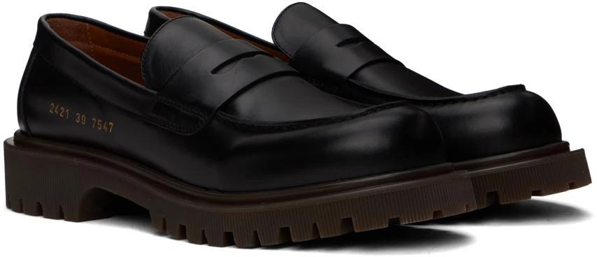 Common Projects Black Chunk Sole Loafers - Business Casual  display picture 3