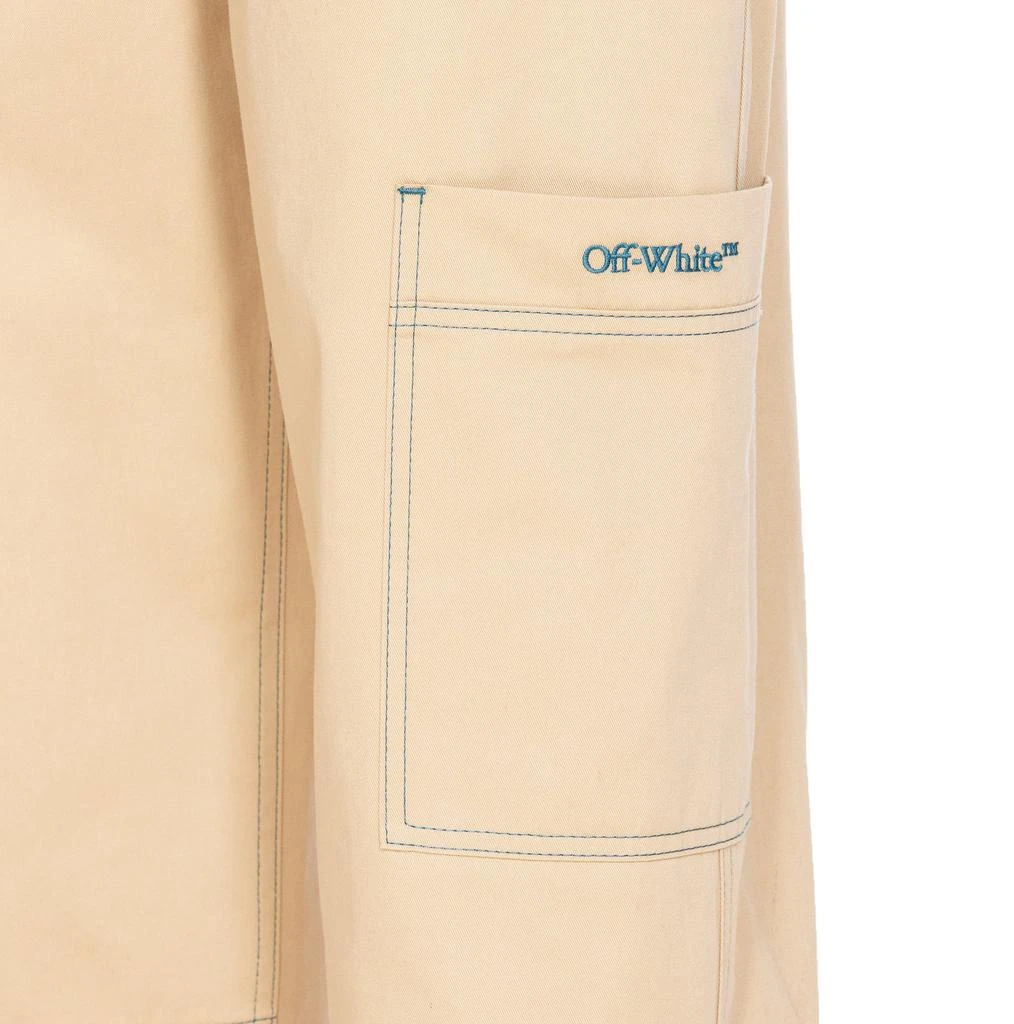 Off-White Off-White Logo Embroidered Cargo Pants 3