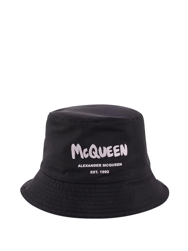 Alexander McQueen Alexander McQueen Logo Printed Bucket Hat 1