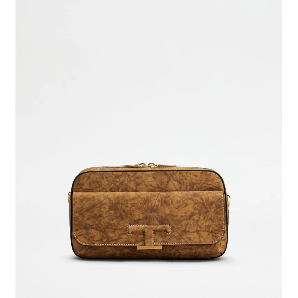 Tod
s T Timeless Waist Bag in Batik Effect Leather Mini