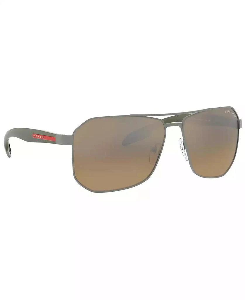 Prada Men's Polarized Sunglasses, PS 51VS 62 3