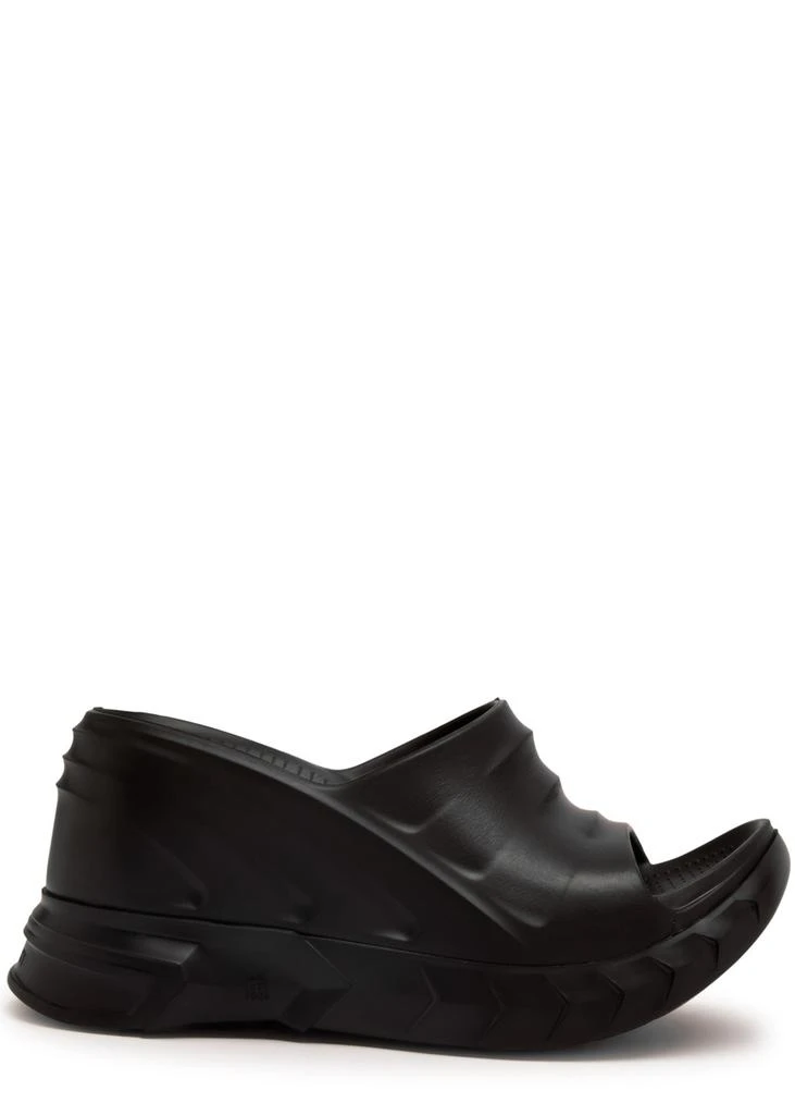 Givenchy Marshmallow 100 rubber wedge sliders 1
