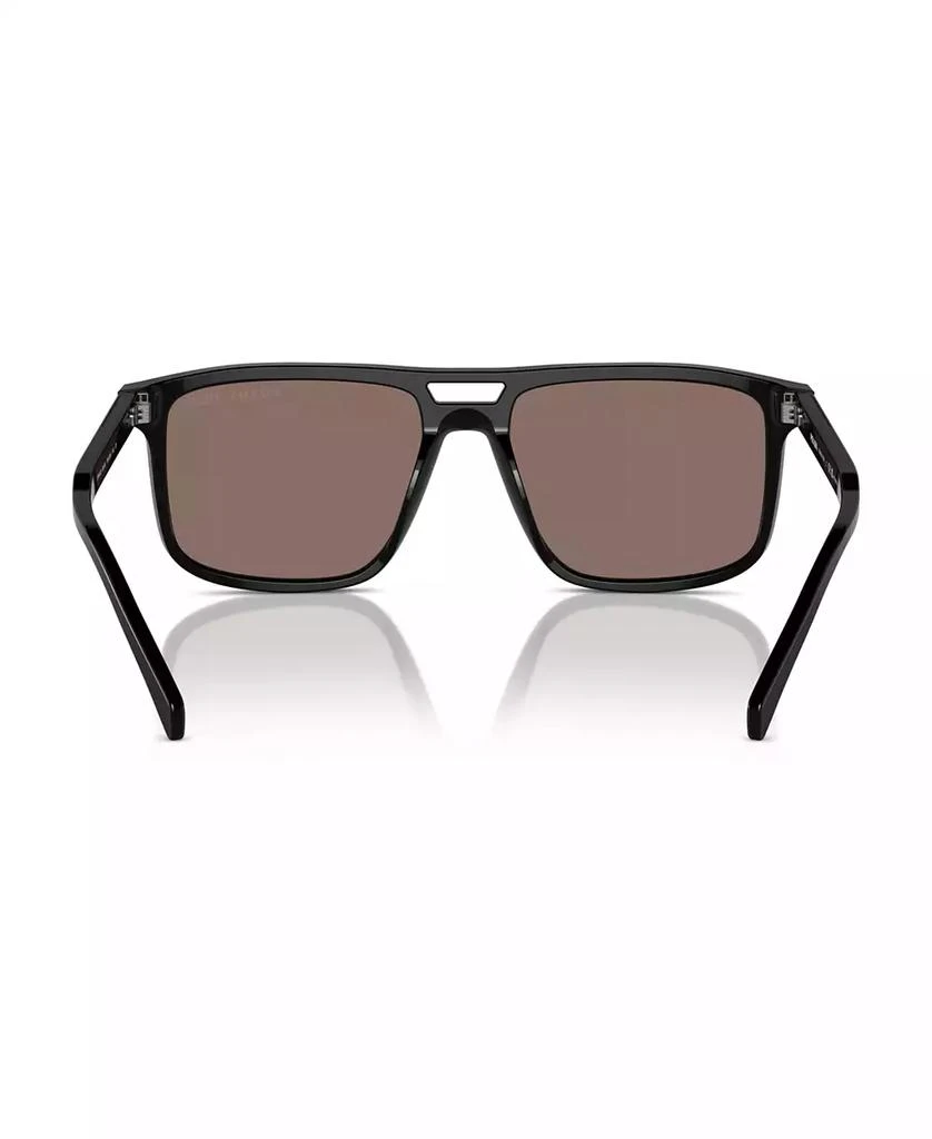Prada Iconic Plaque Rectangular Men's Sunglasses, PR A22S 4