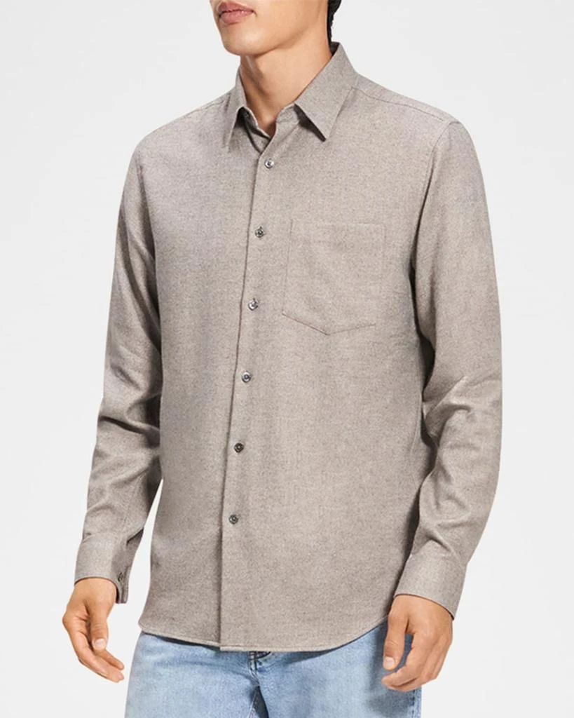 Theory Men's Irving Twill Pocket Casual Button-Down Shirt 4
