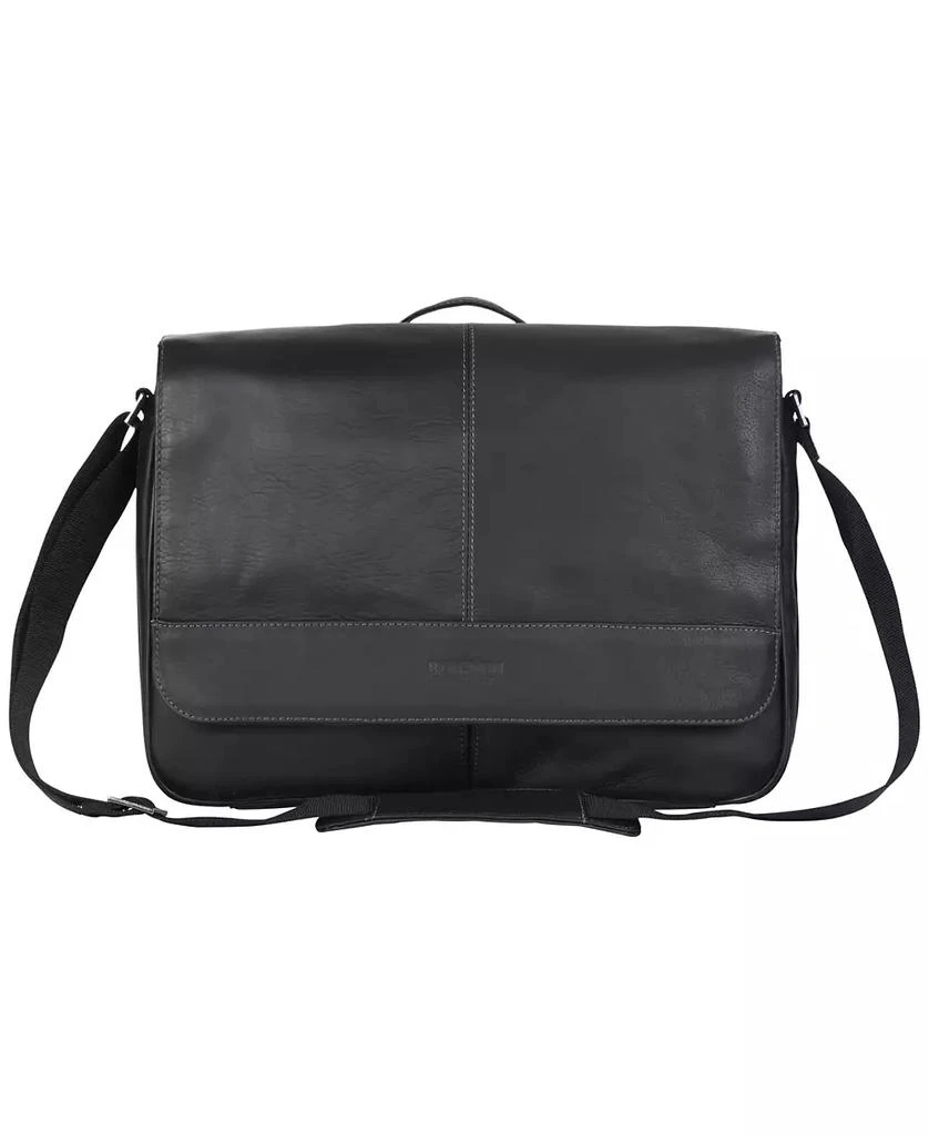 Kenneth Cole Colombian Leather Crossbody 15.6" Laptop & Tablet Messenger Bag 1
