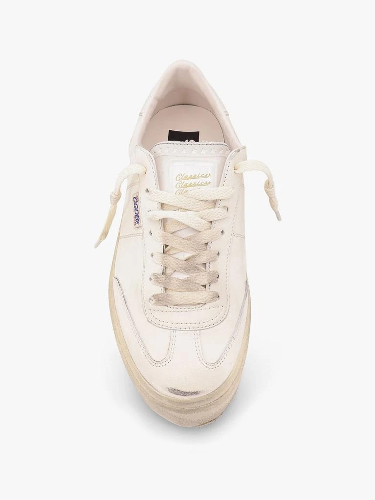 Golden Goose Soul star leather low-top sneakers with used effect 5