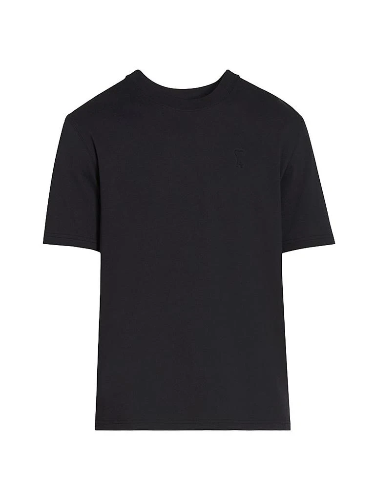 AMI ADC Embossed Logo T-Shirt 1