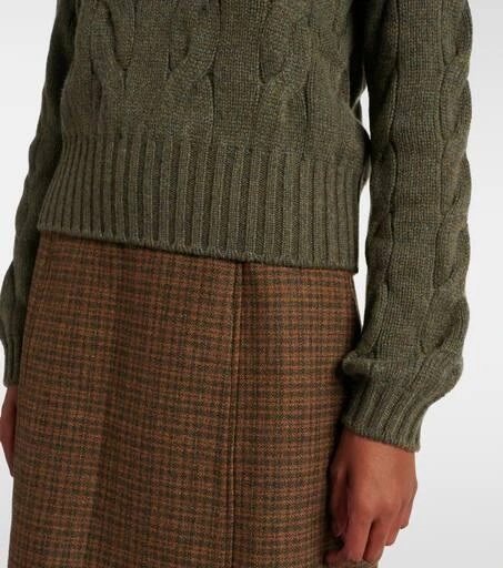 Loro Piana Napier cable-knit cashmere sweater 5