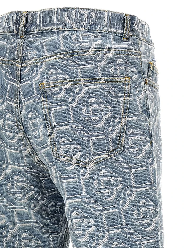 Casablanca All Over Logo Jeans 4