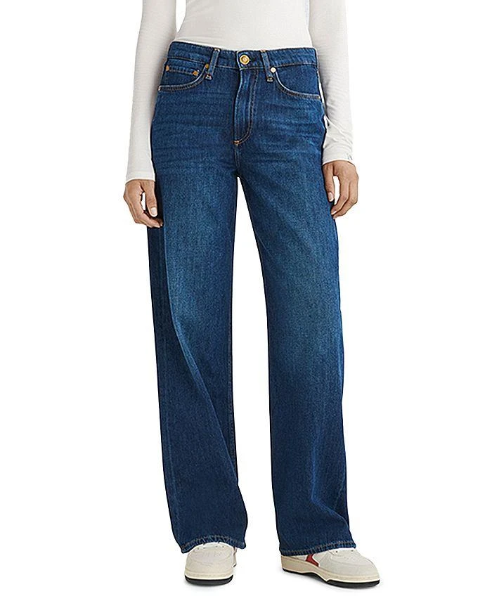 Rag & Bone Logan High Rise Straight Jeans in Annalise 1