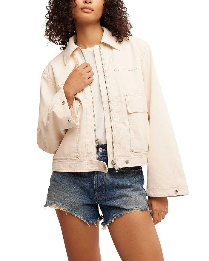 Free People Blair Faux Suede Jacket 1