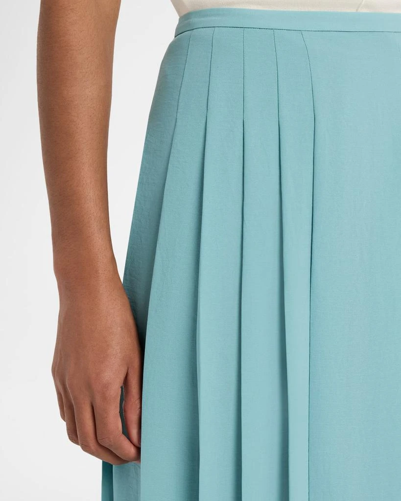 Joseph Crete Straight Pleated Midi Skirt 5