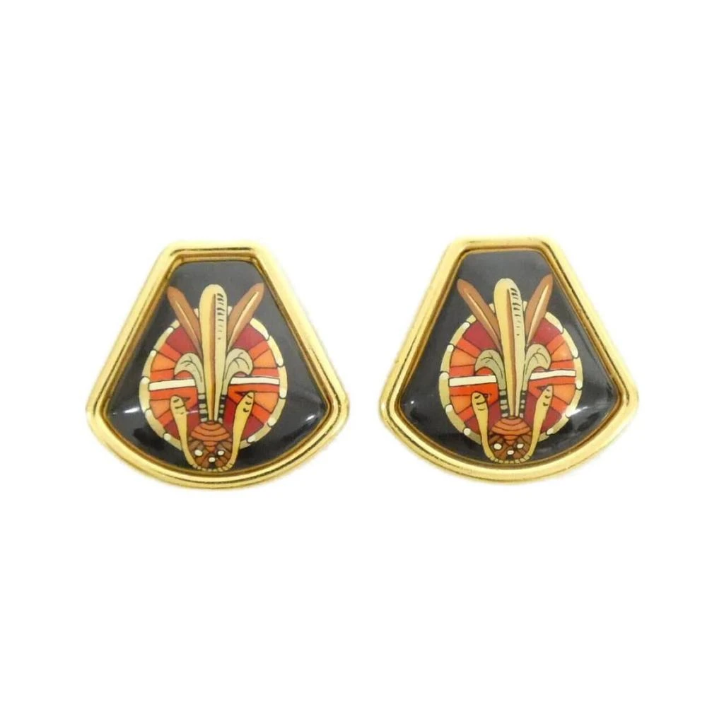 Hermes gold Clip Earrings (Pre-Owned)