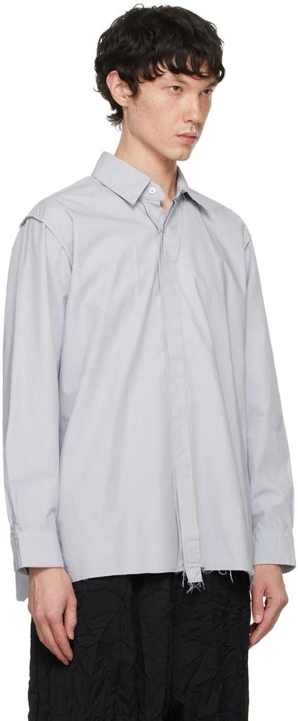 Camiel Fortgens Gray Inside Out Basic Shirt 2