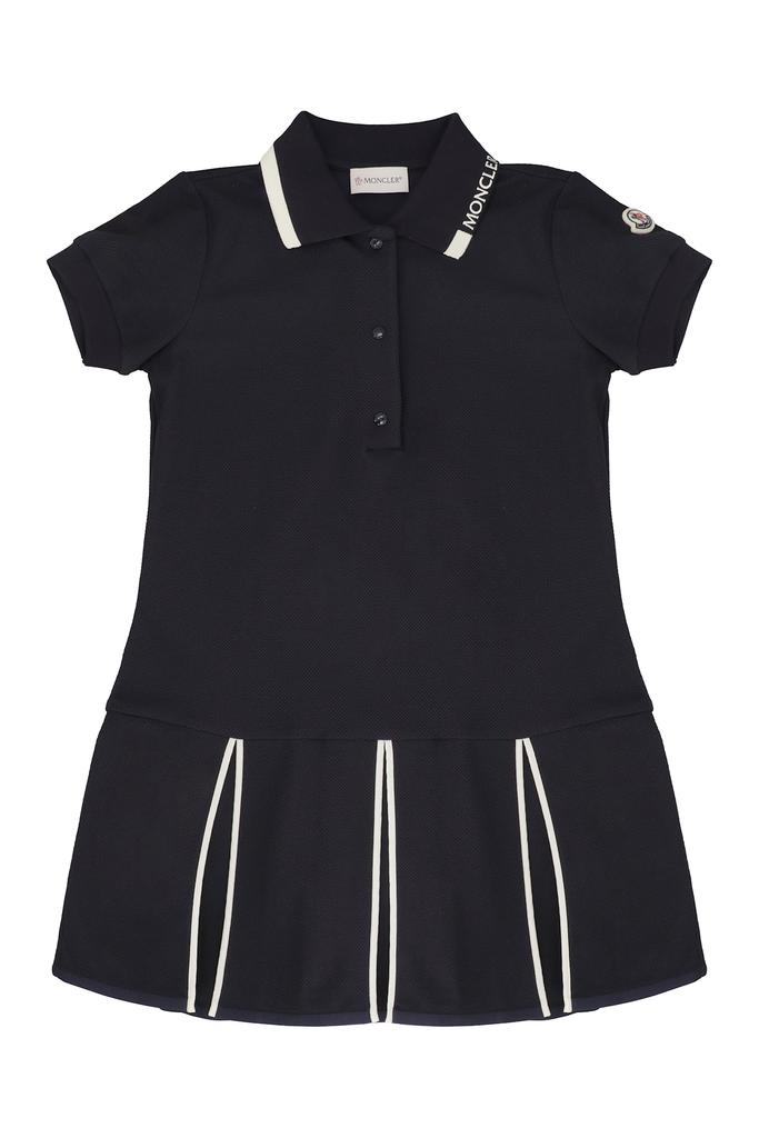 Moncler Cotton Pique Polo Dress