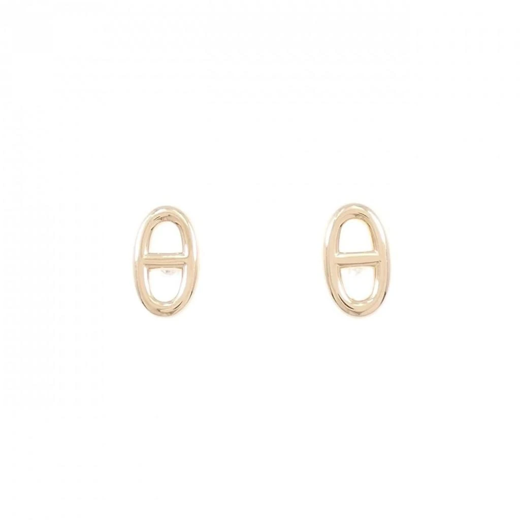 Hermes pink gold (18K) Stud Earrings (Pre-Owned)